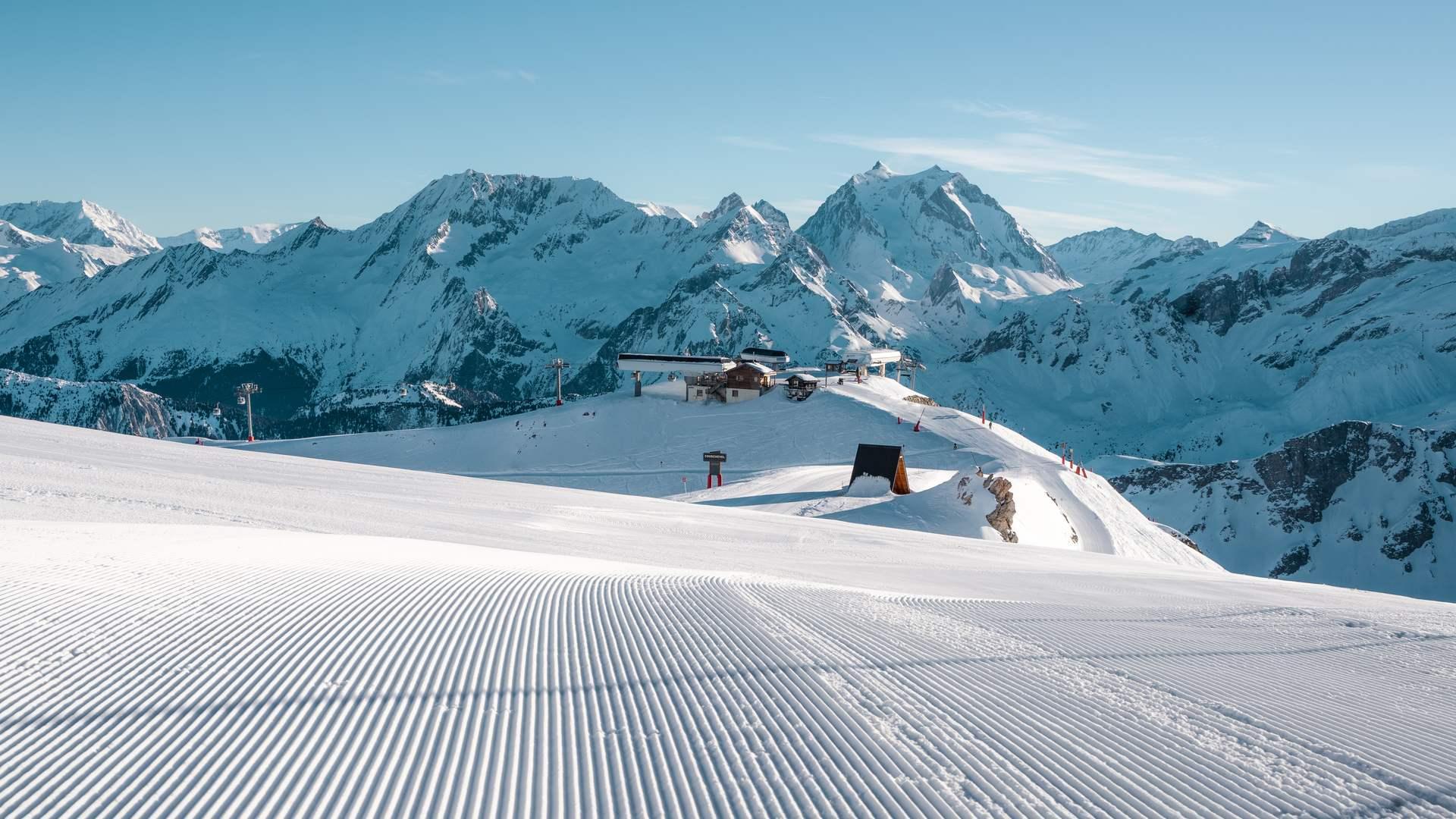 En décembre dans Les 3 Vallées