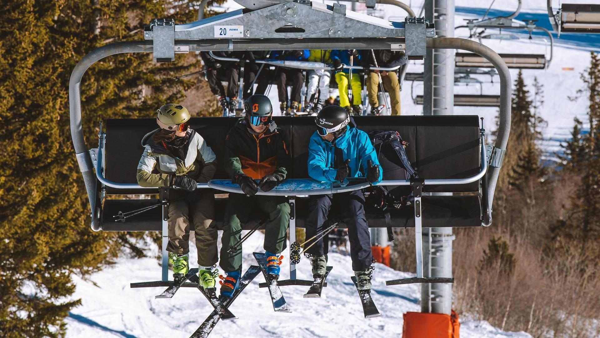 10 magnificent chairlifts in Les 3 Vallées