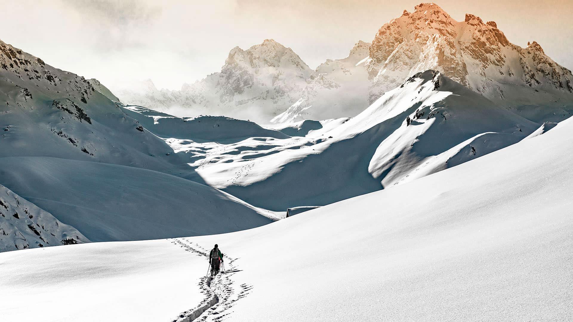 5 ski touring itineraries in the French Alps - Les 3 Vallées