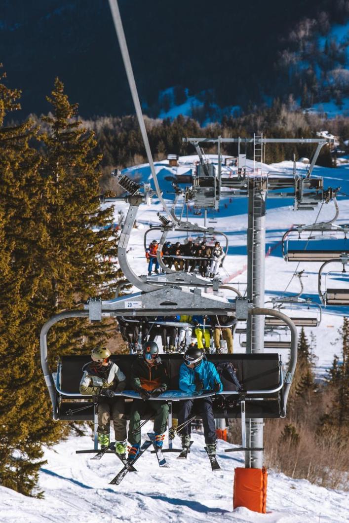 Remontée mécanique atypique dans Les 3 Vallées