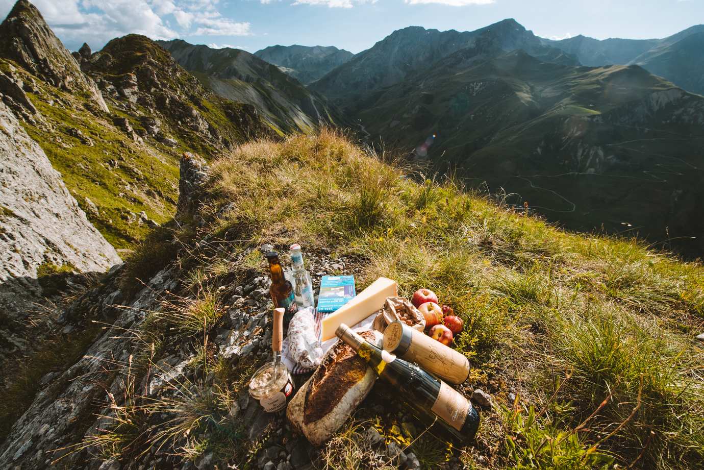 Savoyard picnic in Les 3 Vallées