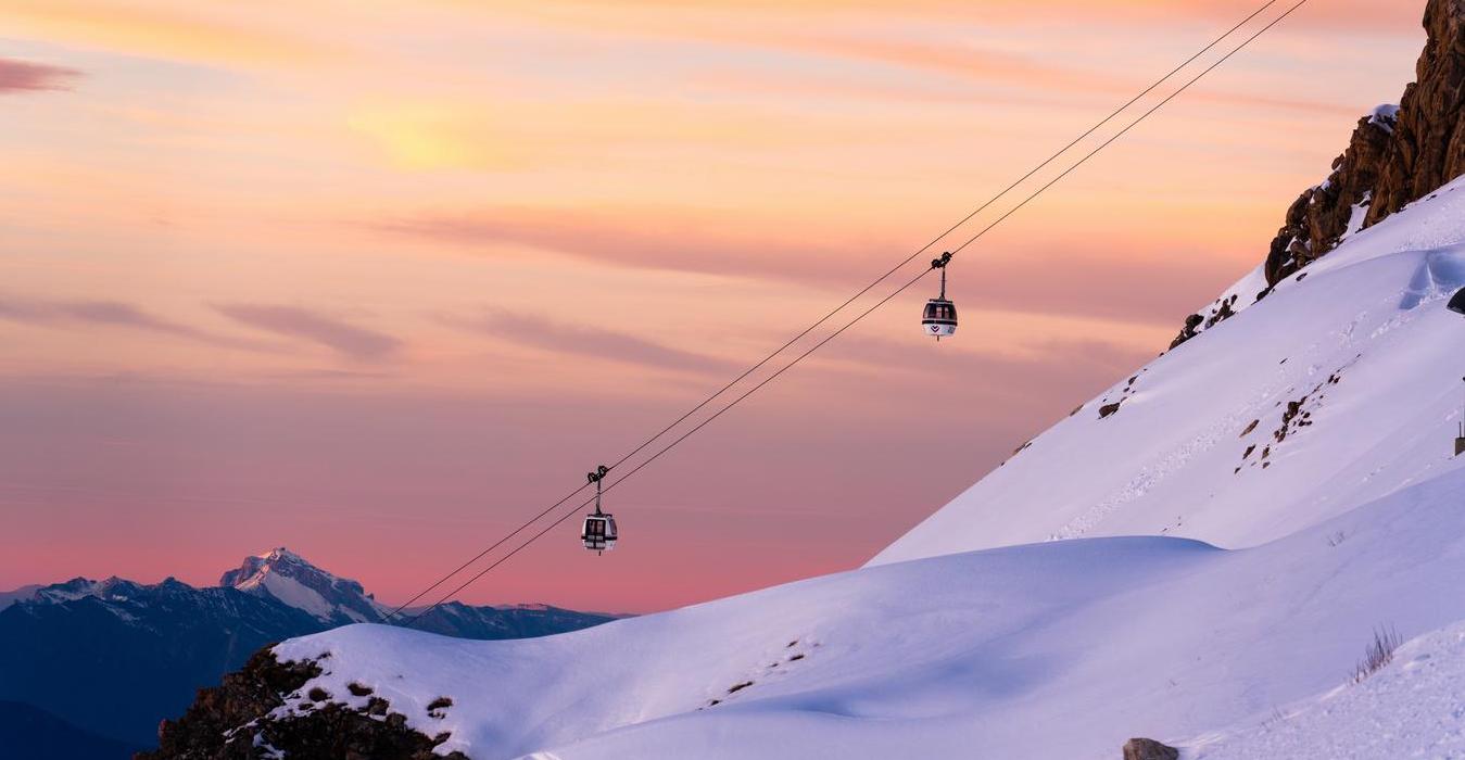 Paradis rose à Méribel dans Les 3 Vallées