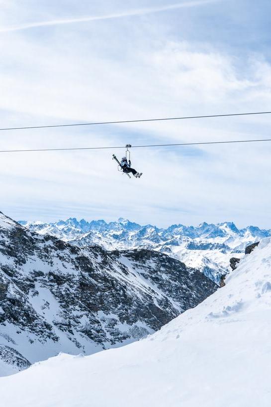 Orelle's Zip Line in les 3 vallées