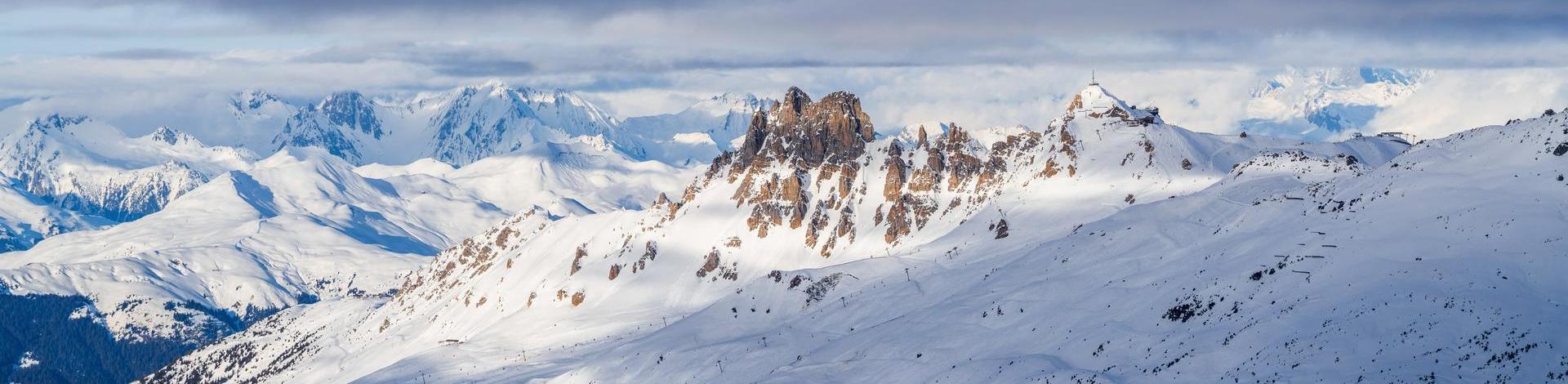 The Dent de Burgin in Méribel in the 3 valleys