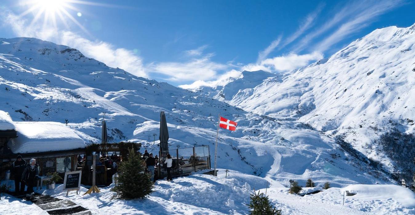 Chez Pépé Nicolas restaurant between Val Thorens and Les Menuires in the 3 Valleys