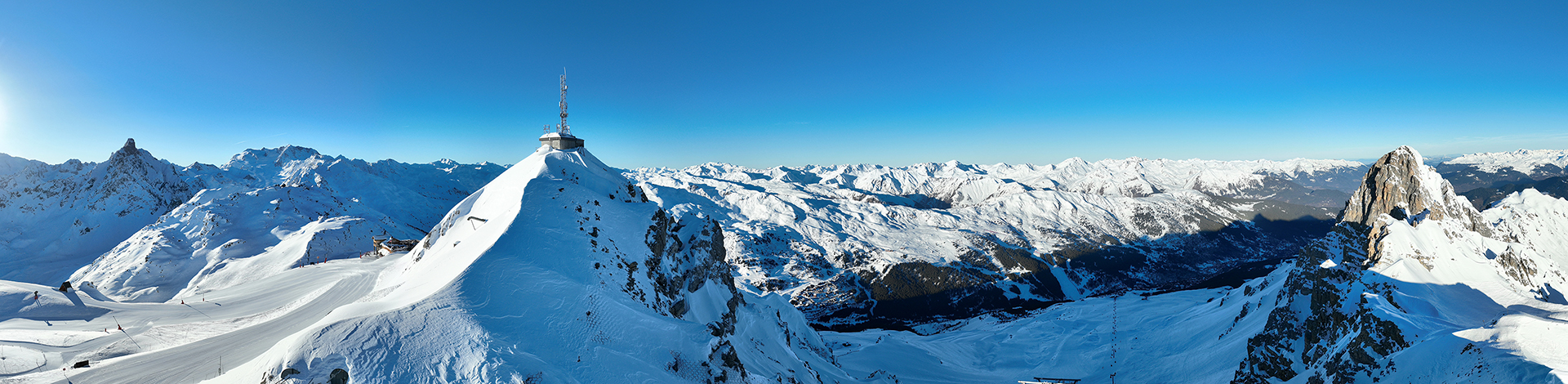 Panoramic view from La Saulire, Courchevel