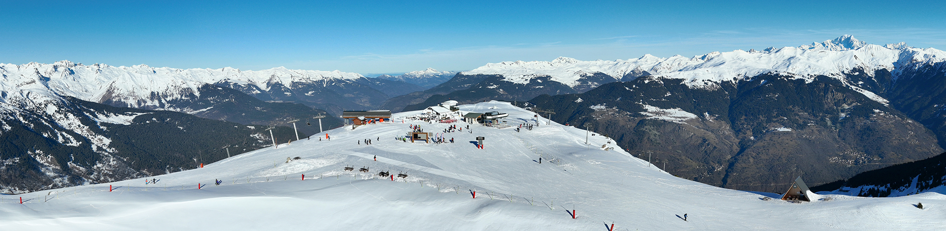 Panoramic view from the Col de la Loze