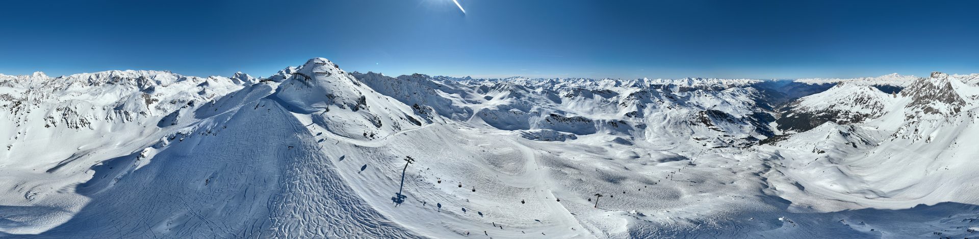 Panoramic view from Mont Vallon, Méribel