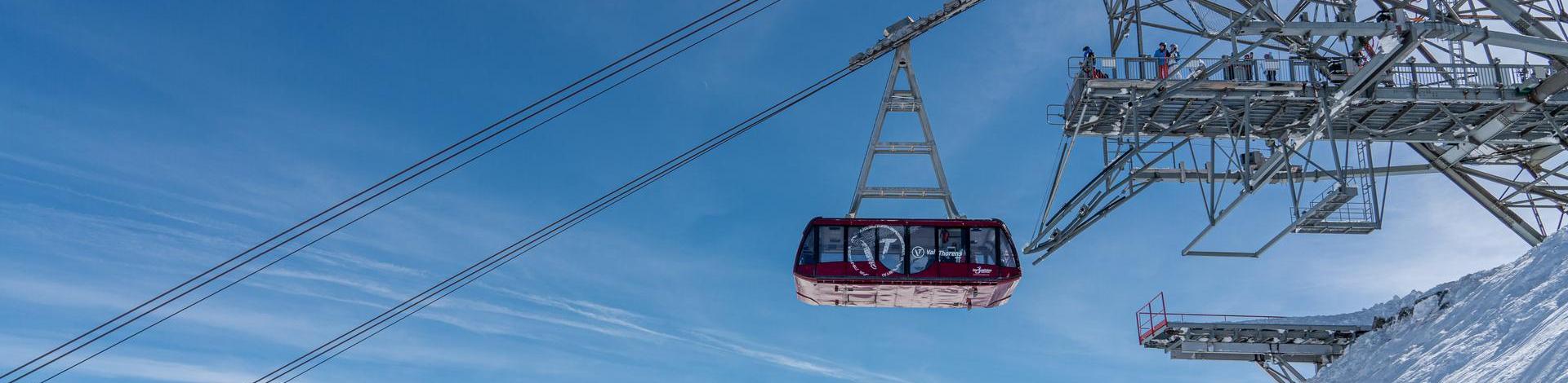 Téléphérique de la Cime Caron à val Thorens