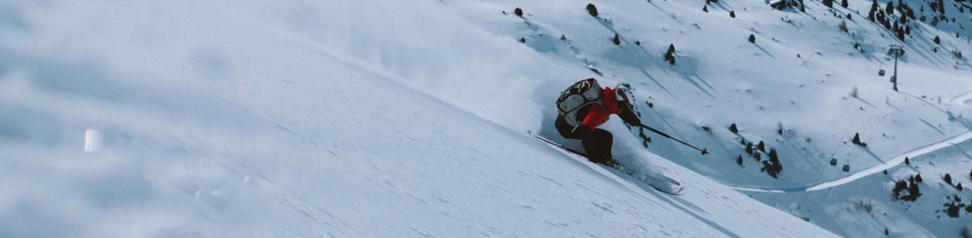 Ski freeride à Orelle