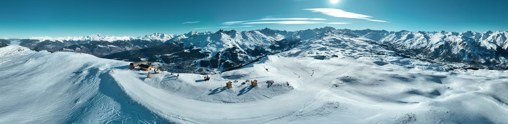 Panoramic view from Le Roc de Fer, Méribel