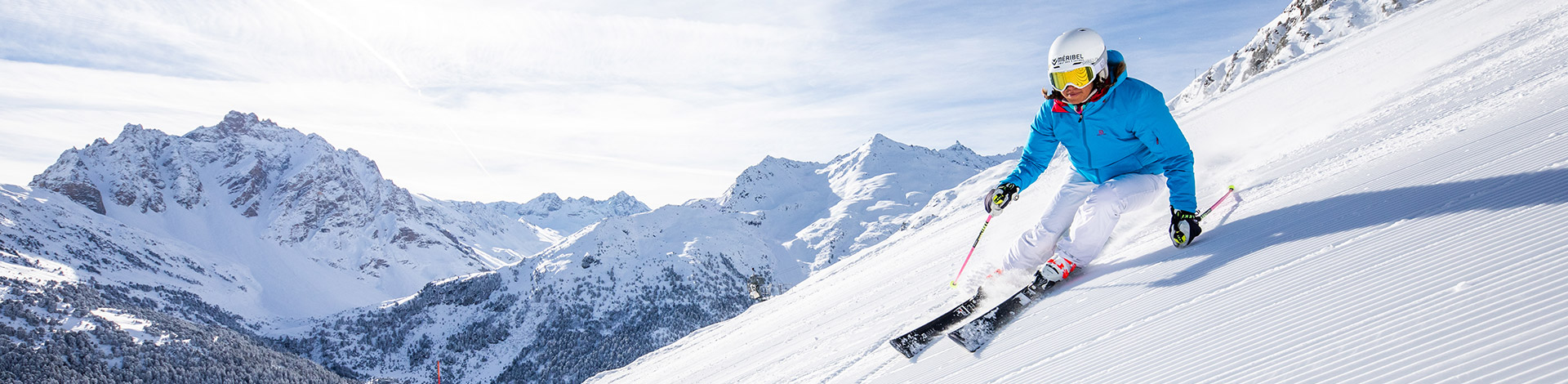 Les 3 Vallées is a ski guarantee from December to April