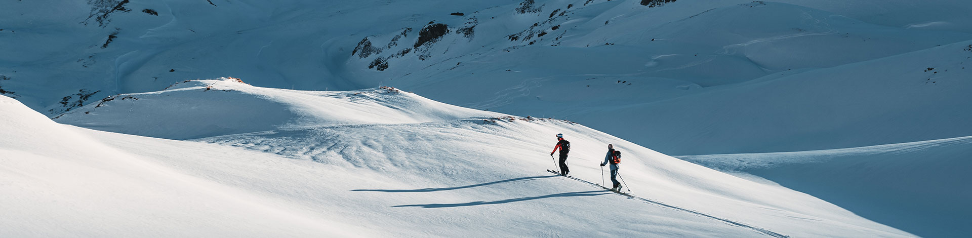Ski touring and snowshoeing trails the itineraries - Les 3 Vallées