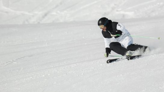 skiing in courchevel