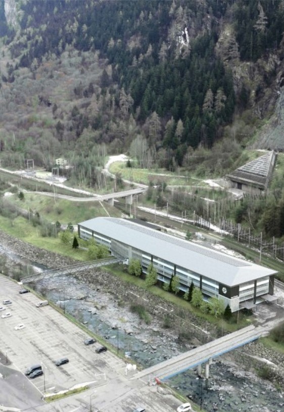 Nouveau parking à Orelle